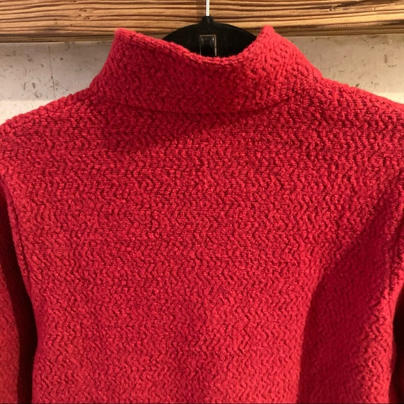 Patagonia Woolyester Fleece Pullover Red Medium - Picture 10 of 10